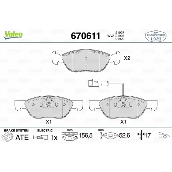 FREN BALATASI ON FIAT BRAVO 1.6 1.8 ALFA ROMEO 145-146 17MM