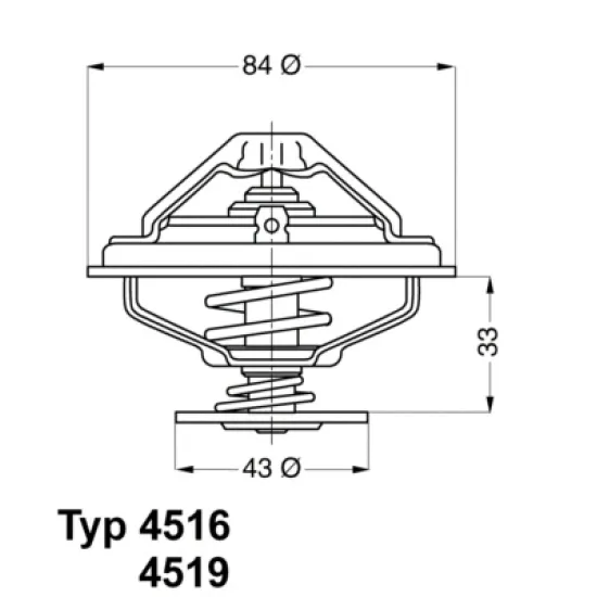 TERMOSTAT 85°C 92-96 5-SERI (E34) 92-02 7-SERI (E38) 