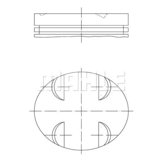 PISTON+SEGMAN 92.00 MM