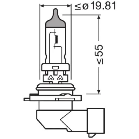 OSRAM HALOJEN AMPÜL 12V HB4 5000K BEYAZ IŞIK +%100.. DAHA FAZLA IŞIK 9006 CBN HCB SET 51W SET