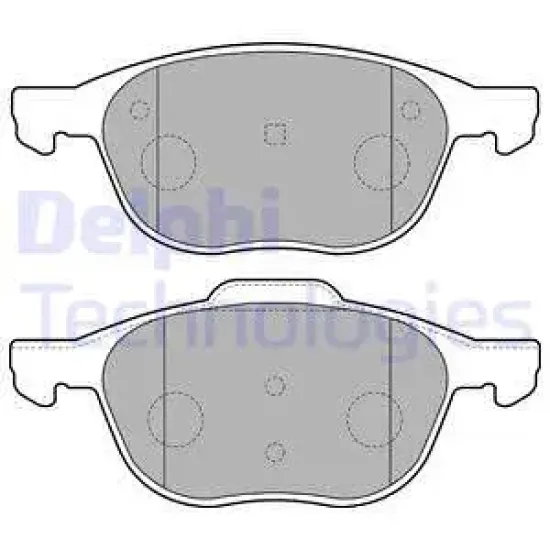 ÖN FREN DİSK BALATA ( FORD FOCUS CMAX 04-15 ) ( MAZDA3 03/10 ) (VOLVO S40-V50-C30-C70) (04-13) (15''-16'')