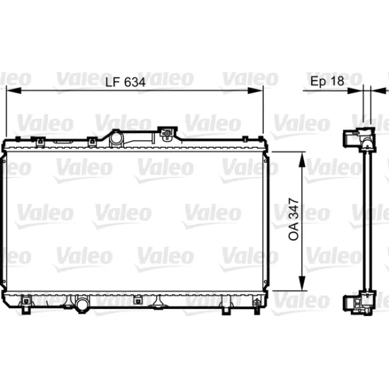 SU RADYATORU-(MAN.)-(TOYOTA COROLLA 93/00 AE100-AE101-111 ) CLASSIC