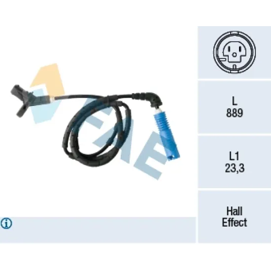 ABS SENSORU ARKA BMW Z4-E84 E85 02>08