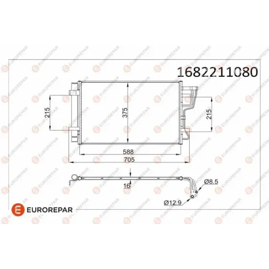 KLIMA RADYATORU KIA CEED PRO CEED 2007-2012 HYUNDAI I30 2007-2012