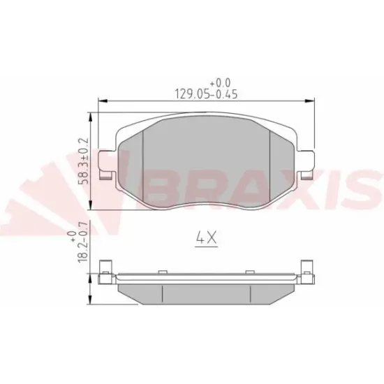 ON FREN BALATASI RENAULT MEGANE IV 1.2 Tce 1.3 Tce 1.5 dCI 1.6 16V 2016>