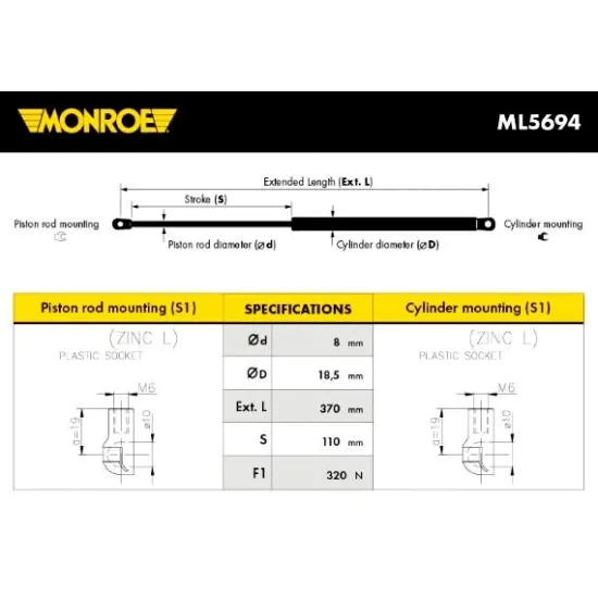 BAGAJ AMORTISORU 1 (E87)-5 (F10) 03-13