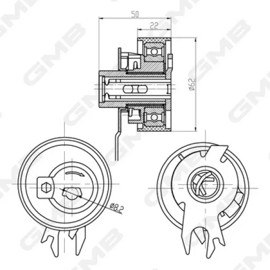 TRIGER GERGI RULMANI (VW CADDY 96-01 GOLF 95-98 POLO 95-02 POLO CLS 96-02 SEAT IBIZA 93-02) AEE-ALM