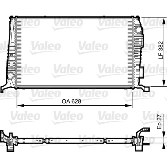 RADYATOR DACIA DUSTER 1.5DCI 06.2010/