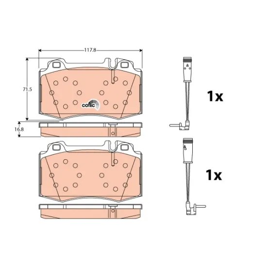 FREN BALATA ON 01-07 C-SERI (W203) E-SERI (W211)