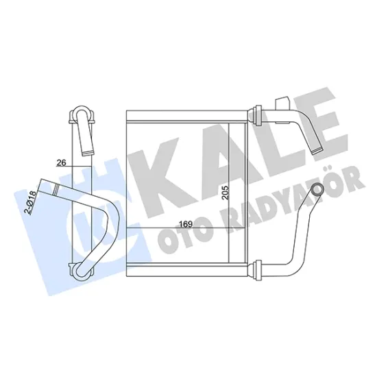 KALORIFER RADYATORU HONDA ACCORD 98-02