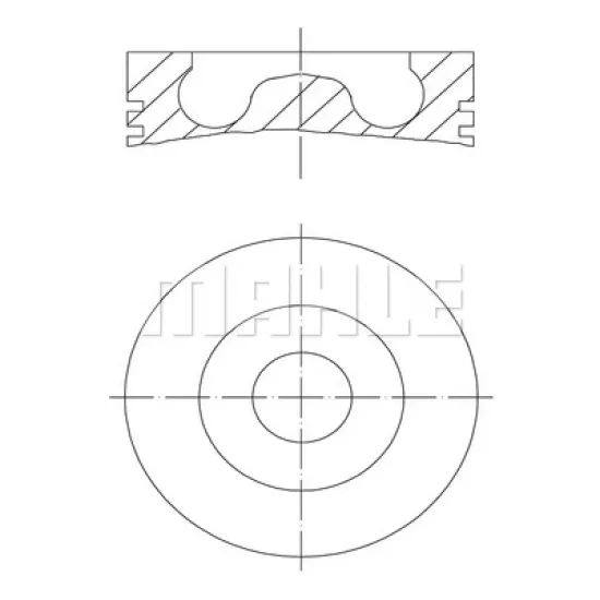 MOTOR PISTON SEGMAN 050 (TPR SEGMANLI) ACCENT ADMIRA 1,5 CRDI - GETZ 1,5 CRDI 2002-2005 (3 SILINDIR 