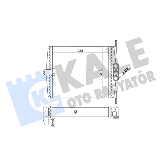 KALORİFER RADYATORU MEKANİK (MERCEDES BENZ W140 S-CLASS)