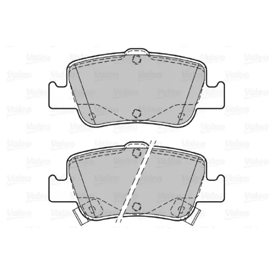 BALATA FREN ARKA - (TOYOTA COROLLA 07/12 - AURIS 2013/ 1.4 D4D DIZEL )