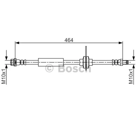 Fren Hortumu - (Ford Kuga II (Dm2) (Elektronik El Freni Olmayan Araçlar ?çin) ARKA 2013 -)