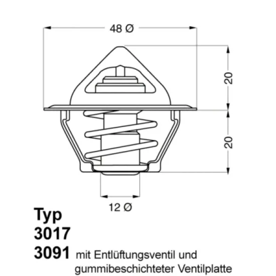 TERMOSTAT 92°C ASTRA.F-CORSA.B 1.4 8V *C14NZ* ****