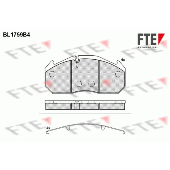 ON FREN BALATA MERCEDES O403 O404 OTOBUS (FISSIZ) / (94 )