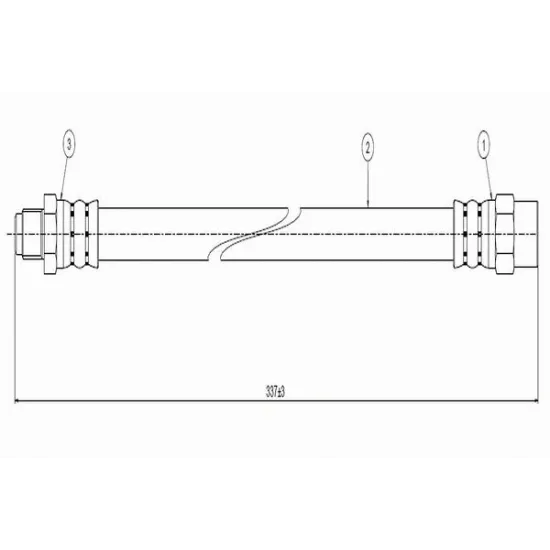 FREN HORTUMU ARKA 01-10 5-SERI (E60-E61) 