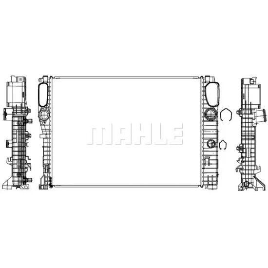 SU RADYATOR (MERCEDES E-CLASS W211 ) 8MK376700-594 - 2115003102-5000221131