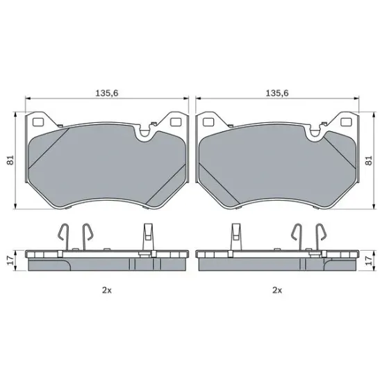 ON FREN BALATASI- BREMBO VERSIYON (AUDI Q5 17-)