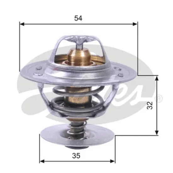 TERMOSTAT 87 C ( AUDI TDI A3 97-10 A4 96-09 A6 94-05 / FORD GALAXY 1.9TDI TAUNUS / SEAT 1.9TDI AL