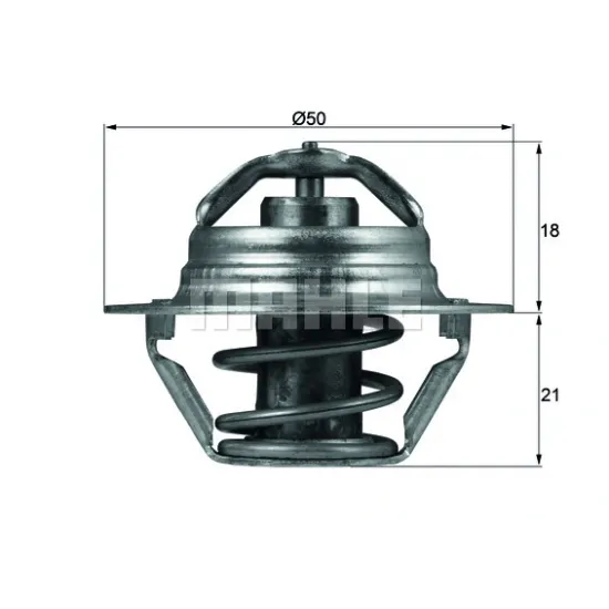 TERMOSTAT 89°C (RENAULT CLIO II-KANGOO-MEGANE II / DACIA DUSTER-LOGAN-SANDERO 1.4 1.6)