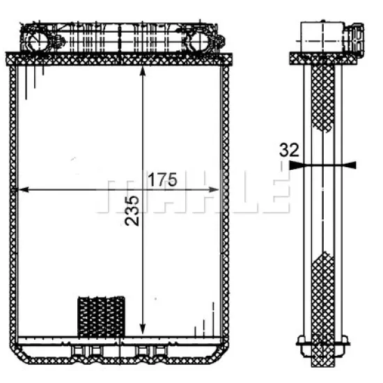 KALORIFER RADYATORU W203 00>07 CL203 02>08 S203 02>07 C209 02>09 A209 03>10 R230 06>12