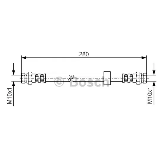 MZ11 HORTUM FREN ARKA R/L-(MAZDA 323 90/96 )