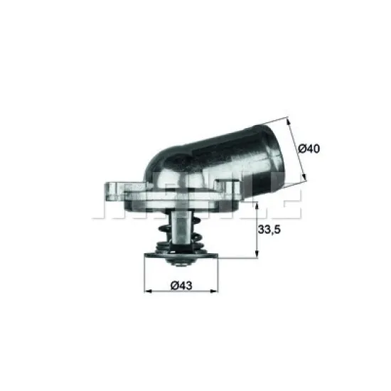 TERMOSTAT 87°C MERCEDES M111 / W124-W202-W210 KLIMASIZ