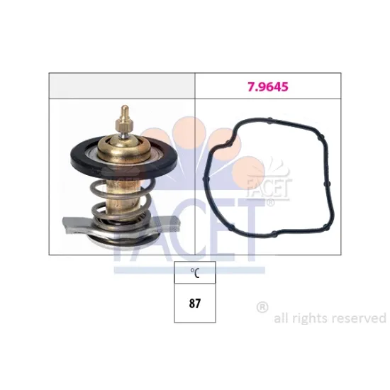 TERMOSTAT 87 °C (OM611, OM612, OM646, OM647) W203 03>07 W211 03>08 VITO 638 99>03 VITO W639 03> SPRINTER 901 902 903 904 905 00>06 906 06>