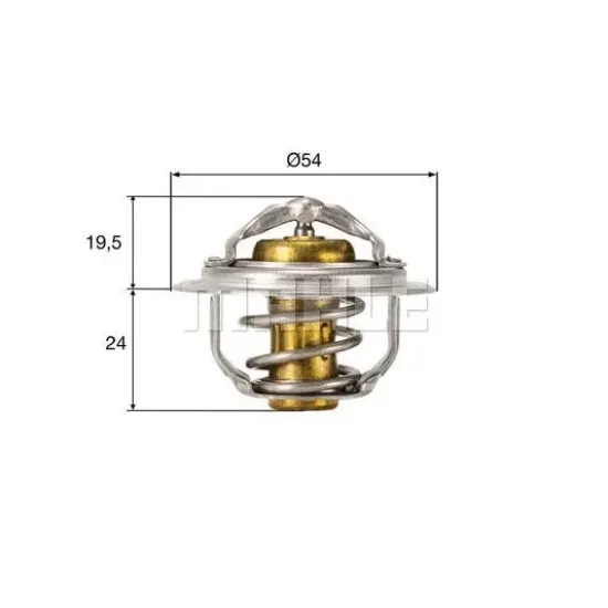 TERMOSTAT 82-102C (AUDI A4 08-16  A5 08-11  A6 06-12)