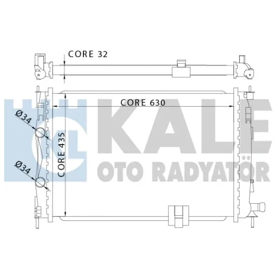 MOTOR SU RADYATORU NISSAN QASHQAI J10 2.0 DCI 2007-2013