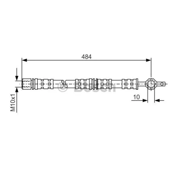 CO01 HORTUM FREN ON R/L-(TOYOTA COROLLA 88/92 AE92 )