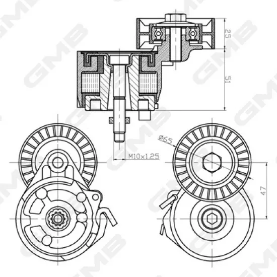 VANTİLATÖR GERGİSİ ( FIAT DOBLO / FIORİNO / OPEL CORSA / COMBO 1.3 MULTİJET KOMPLE )