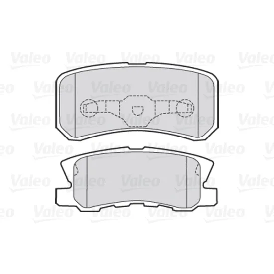 BALATA FREN ARKA - ( MITSUBISHI ASX 11/12 / OUTLANDER 07/ / GALLOPER / PAJERO 00/ // PEUGEOT 4007 // CHRYSLER VOYAGER ))