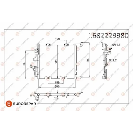 KLIMA RADYATORU HONDA CRV 1.6 IDTEC 2.0 AWD 2.0 IVTEC 2.2 IDTEC 2012-/