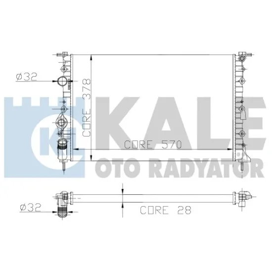 SU RADYATORU MEKANİK - (RENAULT MEGANE 1.6 / SCENIC 1.6)