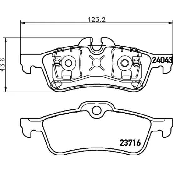 FREN BALATASI ARKA MINICOOPER R50-R52-R53