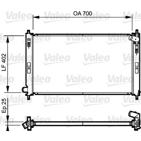 SU RADYATORU C4 AIRCROSS C CROSSER ASX LANCER OUTLANDER II 4007 4008 (AT / MT)