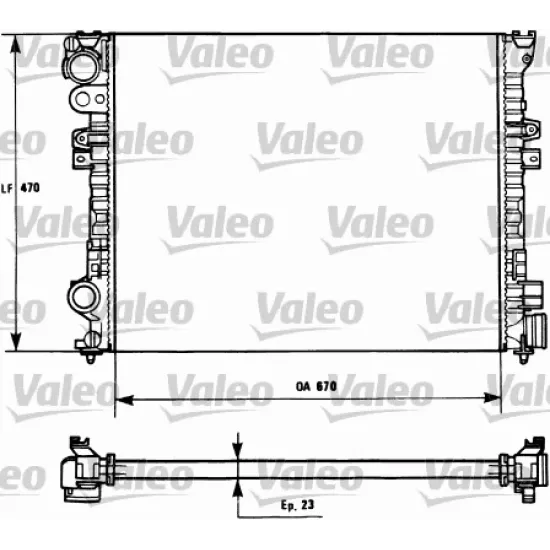 RADYATOR SU KLIMALI MEKANIK ( FIAT SCUDO 1.9D / CITROEN JUMPY 1.9D )