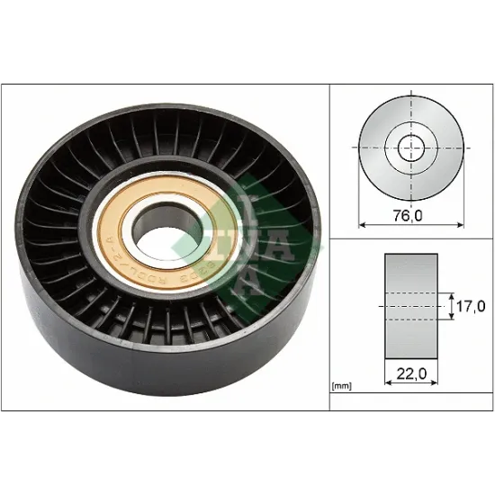 ALTERNATOR GERGI RULMANI (HYUNDAI ACCENT ERA 06/ / MERCEDES A-140 - 160 - 190 - 200 - 210 - B-160 - 180 - 200 CDI 97-12)