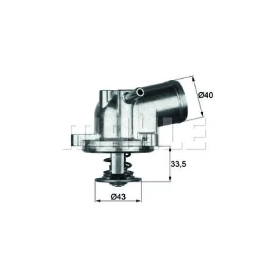 TERMOSTAT 87°C MERCEDES M111 124/202/208/210 KLIMALI(BORULU)