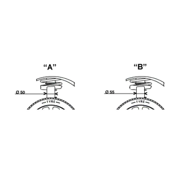 ON AMORTISOR-50MM (VW GOLF 04-13 JETTA 06-14 AUDI A3 03-13 SEAT LEON 06-12 SKODA OCTAVIA 04-13)