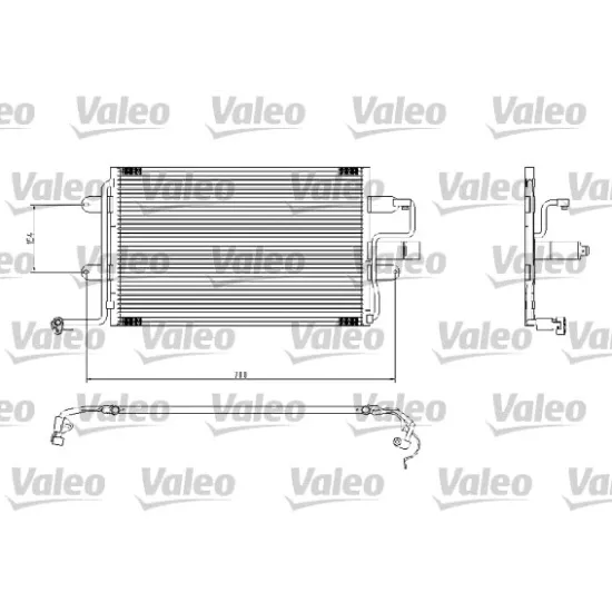 KLIMA RADYATORU (VW GOLF 98-06 AUDI A3 97-03 SEAT LEON 00-06 SKODA OCTAVIA 97-00)