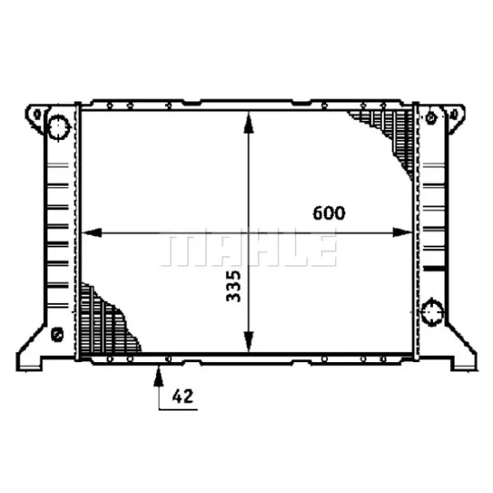 RADYATOR 92-00 TRANSIT +MS 