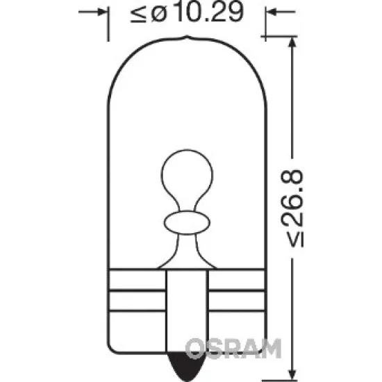 AMPUL 12V 5w Gösterge Ampulü Dipsiz SARI WY5W