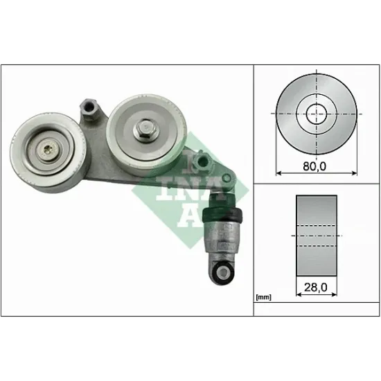 V KAYIS TITRESIM AMORTISORU ( HONDA ACCORD 3.5 08-12 )