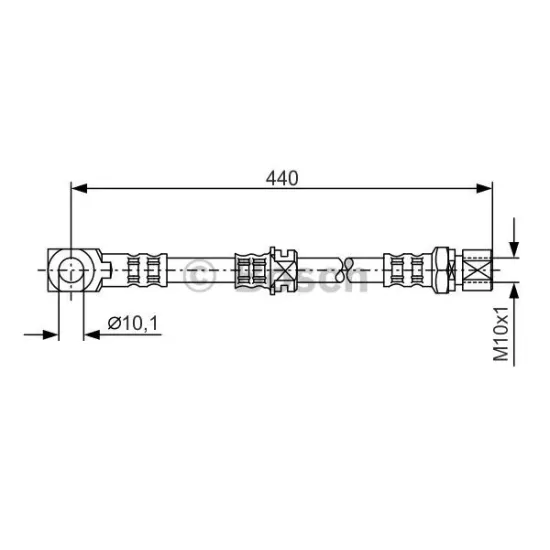 HORTUM FREN ARKA R/L-(HYUNDAI TUCSON 04/10/KIA SPORTAGE 04/10 )