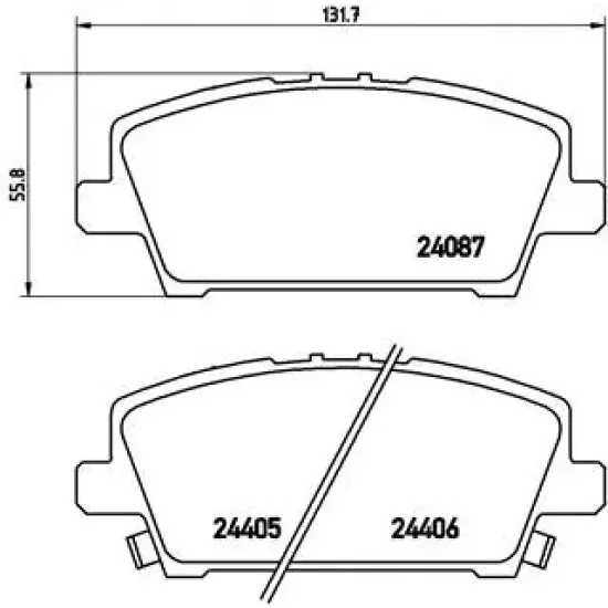 BALATA FREN ON-(HONDA CIVIC 07/11 HB/CIVIC 2012// SEDAN )