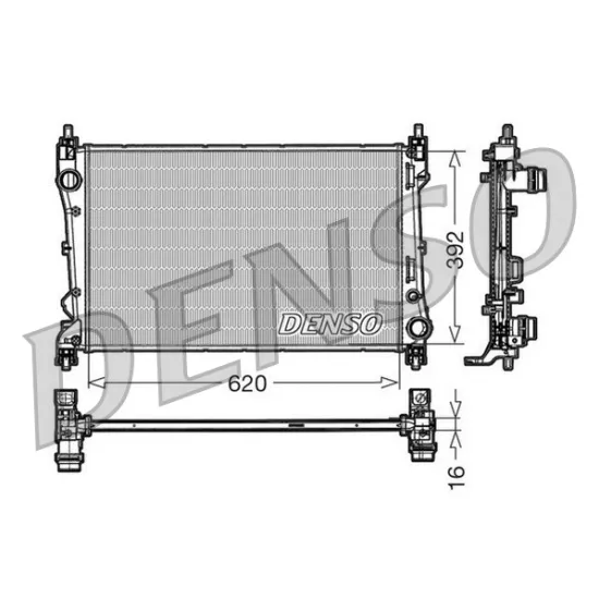 SU RADYATORU ( FIAT DOBLO 1.3JTD 85CV 09-)