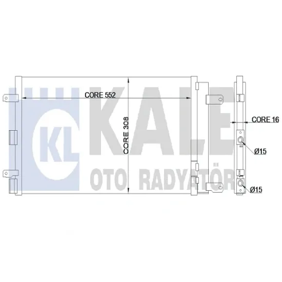 KLIMA RADYATORU (FIAT DOBLO 1.4- 1.6)